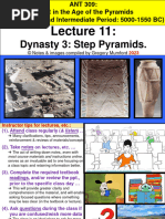 Anth 309 PPT Lecture 11 Dynasty 3 Histor