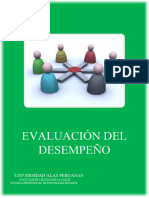 Evalucacion de Desempeño