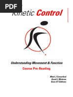 Kinetic Control Understanding Movement y Function Course Pre Reading