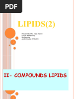 BIOC 200 Lec # 5 - LIPIDS