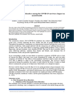 Post-Traumatic Stress Disorders Among The COVID-19 Survivors: Impact On Mental Health