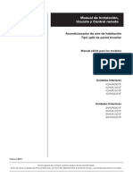 Manual de Instalación - Usuario y Control Remoto