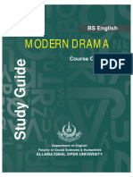 Modern Drama: Course Code:9070