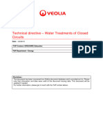 Technical Directive - Water Treatment of Closed Circuits