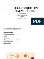 Antiallergiques en Ophtalmologie