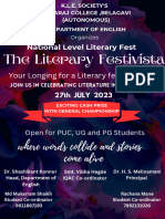 Brochure - The Literary Festivista