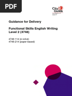 Guidance For Delivery Level 2 Writing v1 0 PDF - Ashx