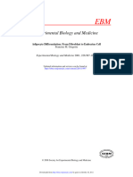 Adipocyte Differentiation - From Fibroblast To Endocrine Cell2001