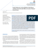 Tam Metin - Comparison of Intra-Articular Hyaluronic Acid and Platelet-Rich Plasma Injection in Knee Osteoarthritis Do The Results Differ in Geriatric Patients? A Retrospective Observational Study