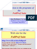 Introduction To FullProf Suite JRC