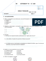 Unidad Viii ACTIVIDAD #113 C.T. 2021: Ciencia Y Tecnología