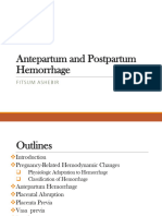 Antepartum and Postpartum Hemorrhage: Fitsum Ashebir