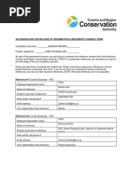 References Request Form TRCA