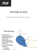 Hydrologic Routing