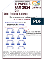 Pre-Board Papers With MS Political Science