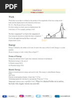 Chapter 10 Work & Energy