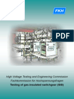 Testing of Gas-Insulated Switchgear (GIS)