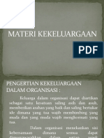 Materi Kekeluargaan