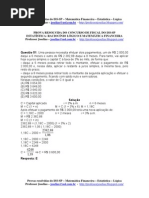 Prova-Resolvida-Iss-Sp-2007-Matemática Financeira-Estatística e Lógica - Resolvida e Comentada