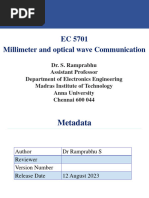 EC 5701 Millimeter and Optical Wave Communication