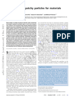 Draft: Programmable Patchy Particles For Materials Design