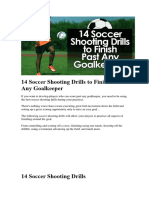 14 Soccer Shooting Drills To Finish Past Any Goalkeeper