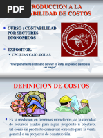 Introduccion A La Contabilidad de Costos