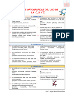 Reglas Del Uso de La C, S y Z (1°) Comunicación