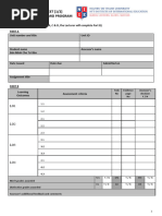 Assignment Front Sheet (Template)