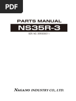 Parts Manual: SER. NO. 35R30001