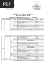 Progression Sheet For Geography All Classes