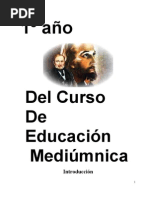 1 Año de Educación Mediúnica