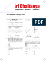 Motion in Straight Line