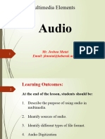 Audio Representation - LECTURE