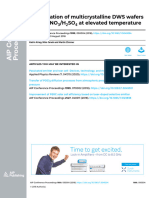 2018 - Texturization of Multicrystalline DWS Wafers by HFHNO3 H2SO4 at Elevated Temperature