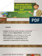 Aralin 2 Ang Nasyonalismo at Paglaya NG Mga Bansa Sa Timog at Kanlurang Asya