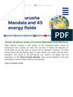 Vastu Purusha Mandala - 45 Energy Vastu Purusha Mandala - Vastu Mandal Grid