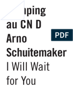 Programme de Salle I Will Wait For You Arno Schuitemaker