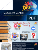 Modul-Document Control Training - Agus F - 12 Juli 2023 Rev1