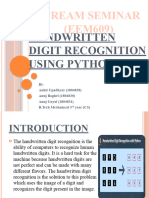 On Handwritten Digit Recognition