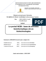 Le Portail NCBI Base de Données