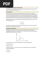 Sistema de Ecuaciones Diferenciales: 1.1 Introducción