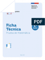 Ficha Tecnica Matematica Diagnostico 2023 4 Basico