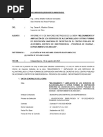 Informe de Inspector de Obra MM