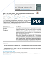 (KLP 1) Effects of Climate Change On Terrestrial Water Storage and Basin Discharge in The Lancang River Basin