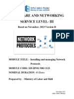 M03 - Install and Manage Network Protocols