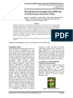 Preliminary Phytochemical Screening From Different Extracts of Bryonopsis Laciniosa Fruits