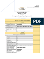 Companies Form 18