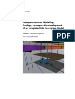 OR11057-Interpretation and Modelling Geology, To Support The Development of An Integrated Site Descriptive Model