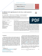 An Efficient Series Approximation for the Lévy Α-stable Symmetric Distribution J.C.crisanto-Neto